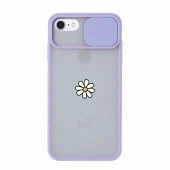 iPhone SE (2020) Papatya Desenli Kamera Korumalı Telefon Kılıfı thumbnail 2