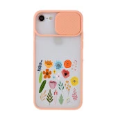 Renkli Bahçe Tasarımlı iPhone 8 Kamera Korumalı Telefon Kılıfı - 7