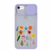 Renkli Bahçe Tasarımlı iPhone 7 Kamera Korumalı Telefon Kılıfı thumbnail 1