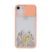 Renkli Gül Tasarımlı iPhone 8 Kamera Korumalı Telefon Kılıfı thumbnail 3