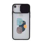 iPhone 6 Wall Art Desenli Kamera Korumalı Telefon Kılıfı - 1