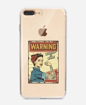 iPhone 7 Plus Women At Work Şeffaf Kılıf thumbnail 3