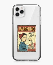 iPhone 11 Pro Max Women At Work Şeffaf Kılıf thumbnail 6