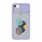 iPhone 6 Wall Art Desenli Kamera Korumalı Telefon Kılıfı - 7