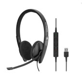 EPOS Sennheiser SC 160 USB CTRL Duo UC Kulak Üstü Kulaklık - 1