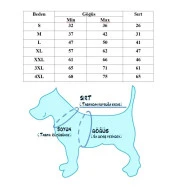 Noel Baba Kostüm Büyük Irk Köpeklere Uygun Polar Göğüs68-75cm Sırt65cm 4XLarge - 5