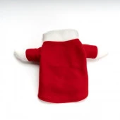 Noel Baba Kostüm Orta Irk Köpeklere Uygun Polar Göğüs61-66cm Sırt56cm 2XLarge thumbnail 4