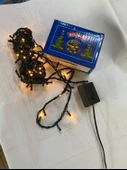 Kırgıl Ledli Günışığı Renk 5 mt LED Yılbaşı Ağaç Süsü Sarkıt Işık - 1