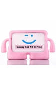 Galaxy Tab A9 8.7 inç Uyumlu Fuchsia iBuy Standlı Çocuk Tablet Kılıfı thumbnail 1