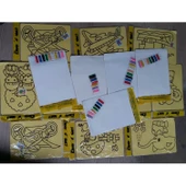 Sırımsı Kum Boyama Seti A4 10 Adet - 3