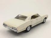 Kinsmart 1967 Chevrolet Impala 1:43 Krem Çek Bırak Model Araba thumbnail 5