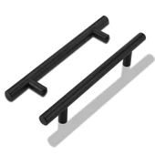 Rosemary Mobilya Mutfak Çekmece Dolap Dolabı Kulpu Kulbu (128 MM-12.8 CM) Mat Siyah Metal Kulpları - 6