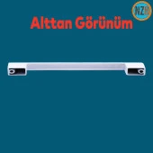 Mobilya Banyo Mutfak Dolabı Çekmece Dolap Kapak Kulpu Kulbu 128 mm Metal Kulp Beyaz thumbnail 4