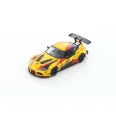 Kinsmart Toyota GR Supra Racing Concept 1:36 Sarı Çek Bırak Model Araba thumbnail 1
