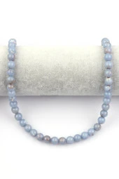 Anjelit Doğal Taş Dizi 8 mm Küre Kesim thumbnail 2