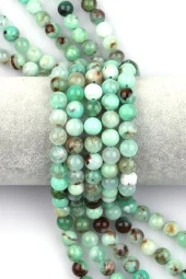 Krizopras Doğal Taş Dizi 8 mm Küre Kesim thumbnail 1