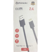iPhone USB to Lightning 2.4A 1 Metre Şarj ve Data Kablosu - 1