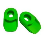 Bisiklet Aynakol Pedal Kolu Koruyucu Silikon PVC Koruyucu Yeşil thumbnail 1