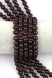 Garnet - Lal Doğal Taş Dizi 8 mm Küre Kesim - 1