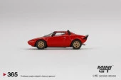 Mini Gt 365 Lancia Stratos HF Stradale Rosso Arancio 1:64 Kırmızı Model Araba - 4