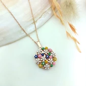 Vaoov 925 Ayar Gümüş Açılan İsimli Rose Çiçek Kolye thumbnail 6