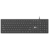 LENOVO LECOO KB102 USB KABLOLU SİYAH Q KLAVYE - 1