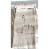 Çocuk Seccadesi-minimal Kabe Işlemeli Keten - 3