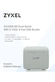 Türk Telekom DX3200-B0 Dual AX 1500 Wifi 6 Fiber/Vdsl 2 Modem - 2