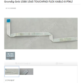 Grundig Gnb 1588 1565 TOUCHPAD FLEX KABLO 8 PİNLİ - 1