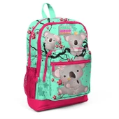 Coral High Su Yeşili Koala Desenli Okul Çantası - 1