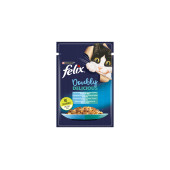 Purina Felix Çifte Lezzet Somon & Alabalık Kedi Yaş Mama 85 g - 1