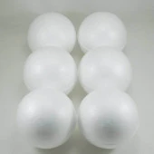 Strafor Köpük Top 3 cm 50 Adet Sert Köpük Top Süs - 3