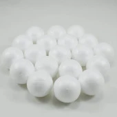 Strafor Köpük Top 3 cm 100 Adet Sert Köpük Top Süs - 5