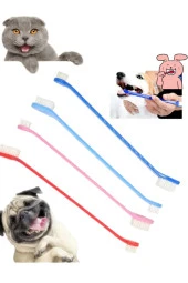 3B Trend Kedi Köpek Çift Taraflı Diş Fırçası Yavru ve Yetişkinler Pet Diş Sağlığı Koruma - 2