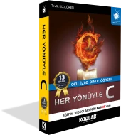 KODLAB YAYIN HER YÖNÜYLE C EĞİTİM KİTABI thumbnail 1