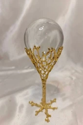 kristal Cam Küre Gold Kaidede I Love You thumbnail 1