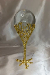 kristal Cam Küre Gold Kaidede I Love You thumbnail 5