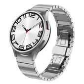 Samsung Galaxy Watch 4 5 6 7 FE 40 44 Classic 42 43 46 47 mm Kordon Baklalı Metal Kordon thumbnail 5