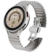 Samsung Galaxy Watch 4 5 6 7 FE 40 44 Classic 42 43 46 47 mm Kordon Baklalı Metal Kordon thumbnail 4