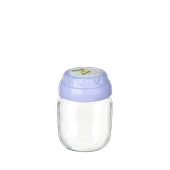 Vintage  Dekoratif  Desenli Cam Kavanoz 425ml - 14,3 oz - 3