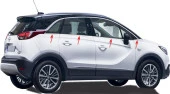 Aktif Oto Krom Opel Crossland Cam Çıtası Krom 8 Parça 2017+ - 1