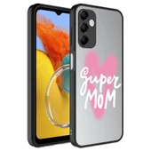 Zore Galaxy ile uyumlu M14 Kılıf Aynalı Desenli Kamera Korumalı Parlak Mirror Kapak - 3