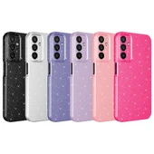 Zore Galaxy ile uyumlu A24 Kılıf Kamera Korumalı Simli Lüks Koton Kapak - 2