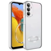 Zore Galaxy ile uyumlu M14 Kılıf Kamera Korumalı Logo Gösteren Omega Kapak - 8