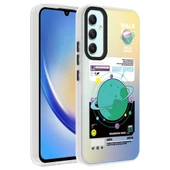 Zore Galaxy ile uyumlu A24 Kılıf Desenli Dragon Sert Kapak - 5