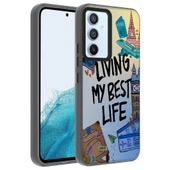 Zore Galaxy ile uyumlu A14 Kılıf Desenli Dragon Sert Kapak - 7
