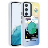 Zore Galaxy ile uyumlu A14 Kılıf Desenli Dragon Sert Kapak - 5