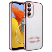 Zore Galaxy ile uyumlu M14 Kılıf Kamera Korumalı Logo Gösteren Omega Kapak - 5