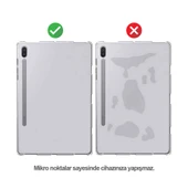 Zore Galaxy ile uyumlu Tab S8 Kılıf Tablet Süper Silikon Kapak - 11