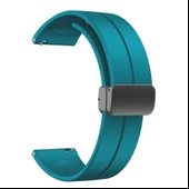 Zore Galaxy ile uyumlu Watch Active 2 44mm KRD-84 20mm Silikon Kordon - 1